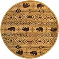 thumbnail image 2 of Rugs.com Pioneer Collection Rug – 8 Ft Round Cedar Medium-Pile Rug Perfect For Kitchens, Dining Rooms, 2 of 9