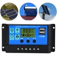 thumbnail image 3 of Controlador de carga solar Sunnimix Dual USB Protección contra cortocircuitos Pantalla LCD para Batería AGM, 3 of 8