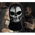 thumbnail image 3 of Ghost Mask- Balaclava For Men - Full Face Mask - Horror Masks - Ski Masks For Fancy Dress Costume - Cosplay - Airsoft Motorcycling Paintball - One Siz, 3 of 5