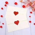 thumbnail image 5 of 1inch Red Heart Shape Labels Stickers Yayun Shinny Red Heart Stickers Red Heart Stickers Decorations for Anniversary Candy Gift Box Party 500Pcs, 5 of 7