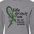 thumbnail image 4 of Inktastic Life Grows On- Be an Organ Donor Long Sleeve T-Shirt, 4 of 5