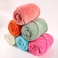 thumbnail image 3 of AUQ Yarn for Crocheting Elastic Softness Chunky Yarn Washable Acrylic Crochet Yarn Silver, 3 of 4