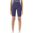 thumbnail image 2 of Nuoqisi No Front Seam Womens Workout Biker Shorts - High Waisted Tummy Control Spandex Shorts for Yoga Running Gym, 2 of 3