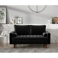thumbnail image 2 of Womble 50.3'' Velvet Square Arm Loveseat, 2 of 3