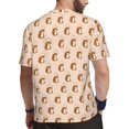 thumbnail image 2 of Wukai Cute Squirrel Print Men's Short-Sleeved Mesh T-Shirt,Quick-Dry Short Sleeve Workout T-Shirt-3X-Large, 2 of 8
