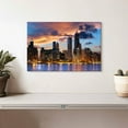 thumbnail image 2 of Elephant Stock Urban Chicago Skyline Wall Art - Horizontal Canvas Wall Art - Living Room Wall Decor - Places Canvas - Gray And Black Decor - 12" x 8", 2 of 8