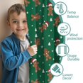 thumbnail image 3 of Blackout Kids Curtains,Green Christmas Gingerbread Man Pattern Childrens Insulated Curtains Set Of 2,Bedroom Essentials,Toddler Room Decor 42"x63", 3 of 5