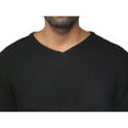 thumbnail image 4 of X RAY JEANS Mens V-Neck Honeycomb Knit Sweater, Black, 3XL, 4 of 5