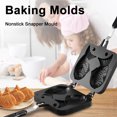thumbnail image 2 of Molde para Hornear Taiyaki Doble Hugtrwg Aleación Aluminio, 2 of 9