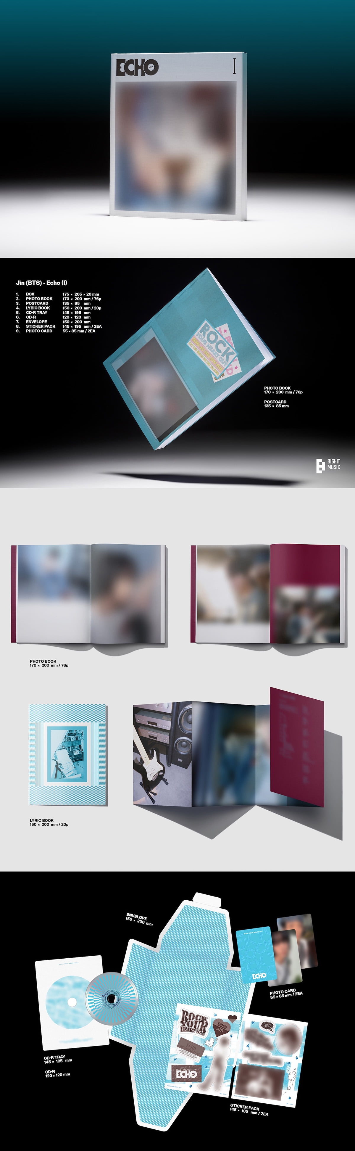 Jin (BTS) - ECHO (I) - Walmart Exclusive - CD - Walmart.com