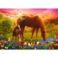 thumbnail image 2 of Trefl Red 500 Piece Jigsaw Puzzle - Family of Horses, 2 of 3