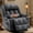 Grey, variant on VIVIJASON Tall Man Dual Motor Power Lift Recliner, Oversized Lay-Flat Sleeper with Extended Footrest, Heat, Massage, Lumbar Pillow & USB/Type-C, Plush Brown