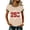 Beige, variant on 250th Anniversary Usa Shirt T Shirts For Women Fashion Graphic Tees 4Th Of July Crew Neck American Flag Button Short Sleeve Independence Summer T Shirt, Pink M