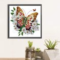 thumbnail image 2 of 5D bricolaje taladro redondo completo diamante pintura mariposa decoración del hogar (WQ003) Hugtrwg Para estrenar, 2 of 9