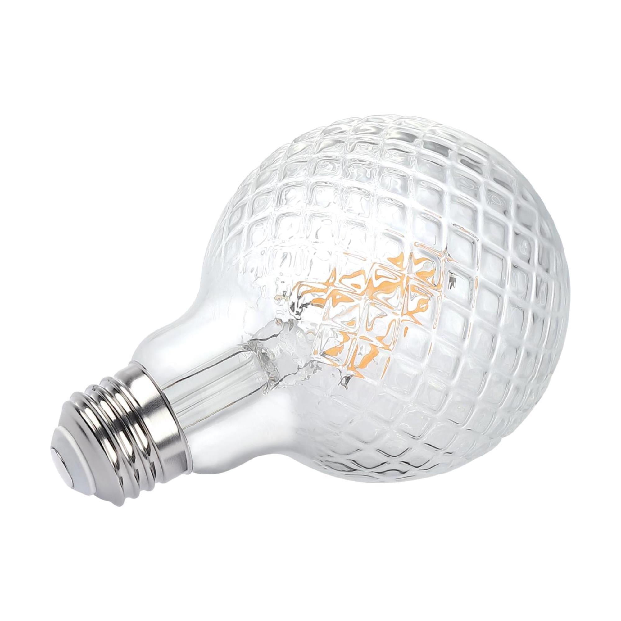 Westinghouse Lighting 5.5 Watt Cut Glass G25 Dimmable Clear Filament LED Light Bulbs (6-Pack)