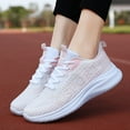 thumbnail image 6 of NOKIO Women's Walking Shoes Lightweight Breathable Running Shoes Non Slip Athletic Fashion Sneakers Mesh Workout Casual Sports Ladies Sneakers Mesh Breathable Light Casual Shoes, 6 of 8