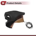 thumbnail image 4 of Cubierta de pomo de cambio de marcha antideslizante Unique Bargains para coche, protector de manija de cambio para Dodge Charger Challenger 15-23, cuero sintético negro y marrón, 4 of 6