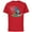 Red, variant on Disney 100 Stitch in Costume Gus from Cinderella Snack Time - Short Sleeve Cotton T-Shirt for Adults - Customized-Black