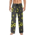thumbnail image 2 of FREEAMG Star Cotton Pajama Pant for Men, Super Soft Lightweight Lounge Pajama Bottoms Drawstring Sleepwear Pant with 2 Pockets, 2 of 7
