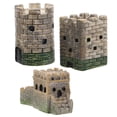 thumbnail image 4 of WEUVEB Resin European Castle Figurines Assorted Color Ideal for Sand Table 3Pcs, 4 of 8