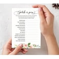 thumbnail image 7 of Inkdotpot Floral Brunch & BubblyBachelorette Party Bridal Shower Collection Polish Or PornGameCards 50-Pack Bulk Party ActivityGame, 7 of 7