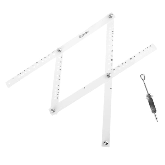 340mm Pantograph Drawing Tool Durable Folding Reducer Copy Scale Ruler Measuring Graphics Scale Home Plans Crafting Project