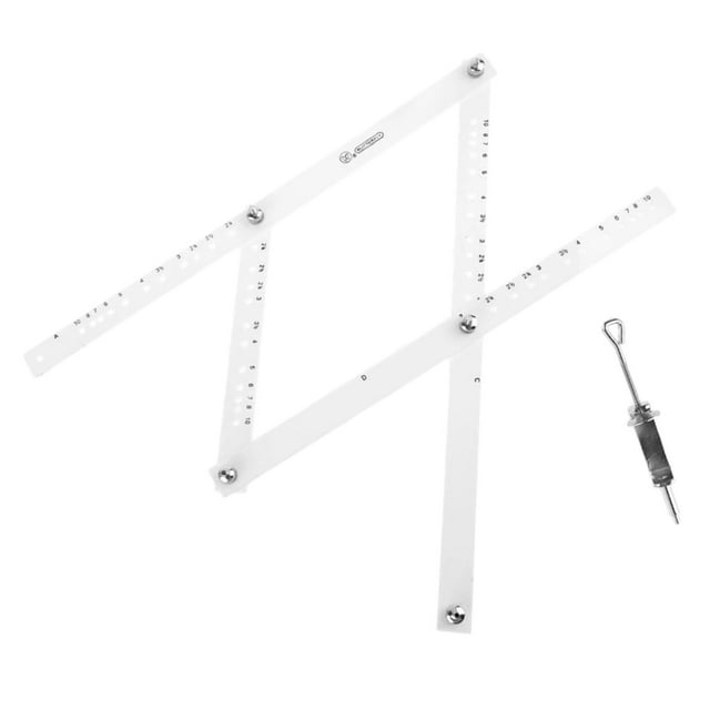 340mm Clear Pantograph Drawing Tool Folding Reducer Scale Ruler Measuring