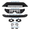 thumbnail image 2 of Front Upper Lower Grille Bumper Foglights and Cover For 2019-2021 Toyota RAV4, 2 of 11
