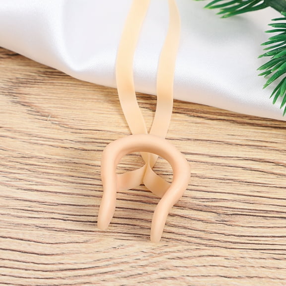 NUOLUX Swimming Nose Clip with String Comfortable Latex Plugs for Kids and Adults