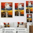 thumbnail image 4 of Designart "Moonlit Storm Over The Prairies" Prairies Floater Framed Wall Decor, 4 of 5