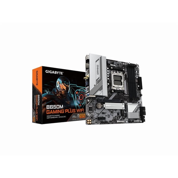 Gigabyte Ultra Durable B650M GAMING PLUS WIFI Gaming Desktop Motherboard - AMD B650 Chipset - Socket AM5 - Micro ATX (b650mgamingpluswifi)