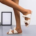 thumbnail image 6 of VerPetridure Summer Sandals for Women 2023 Women's Summer Flat Fashion Casual Daily Slippers Outdoor Pleated Slip On Shoes, 6 of 8