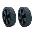 thumbnail image 2 of Kuntesetty 2 Pcs Roues de Remplacement pour Chariot à Main 5 Pouces Pneu en Caoutchouc Solide Haute Performance, 2 of 10