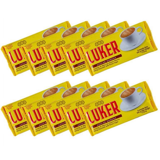 Luker Chocolat Azúcar Morena 17.6 oz (10-Caisse) - Chocolat Chaud Colombien Authentique Artisanal