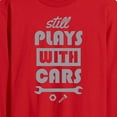 thumbnail image 2 of Instant Message - Plays With Cars Still - Men's Long Sleeve T-Shirt, 2 of 5