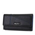 thumbnail image 1 of Monedero Nautica Money Manager para mujer con bloqueo RFID, color negro, 1 of 6