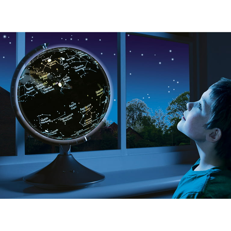 Brainstorm 2 in 1 Blue Globe - Earth and Constellations Stem Toy -  Magically Transforms in the Dark