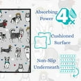 thumbnail image 2 of PET LOVER DOG Microfiber Countertop Dish Drying Mat, Machine Washable by Kay Dee, 2 of 6
