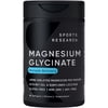 Sports Research® High Absorption Magnesium Glycinate 160mg Relaxation Muscle Nerve Support (60 Liquid Softgels)