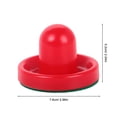 thumbnail image 2 of PENIKOKO 1Set Red Plastic Ice Hockey Pusher Set Smooth Sliding Table Hockey Game Supplies, 2 of 7