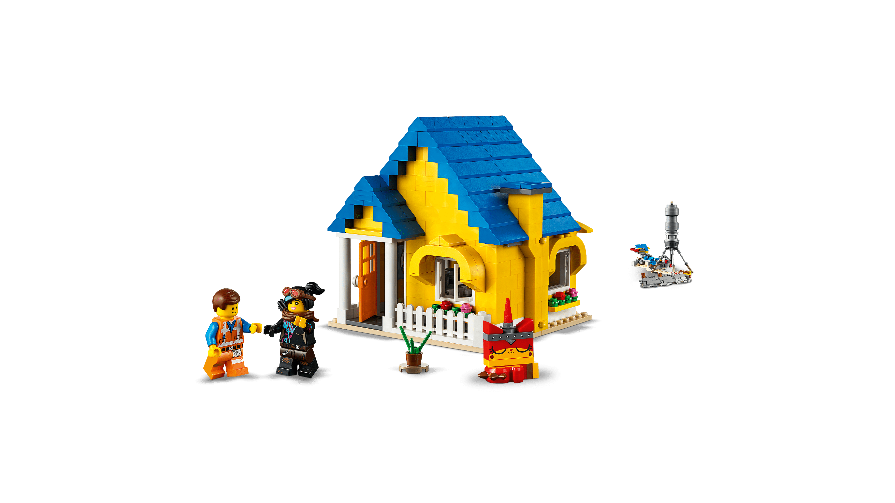 spil lunge Tekstforfatter LEGO Movie Emmet's Dream House/Rescue Rocket! 70831 Rocket Building Set -  Walmart.com