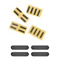 thumbnail image 1 of Unique Bargains Mobile Phone Speakers Dustproof Net Stickers Mesh Anti Adhesive Dust Sticker Grey 10x2.4mm Black 5Set, 1 of 5