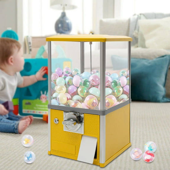 Commercial Gumball Candy Bulk Vending Machine with Removable Canisters Dispenser