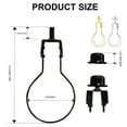 thumbnail image 3 of HGYCPP 2Pcs Lamp Shade Harp Holder Adapter Clip On Lampshade Adapter Spring Clip Connection Accessory Bracket Converter, 3 of 11