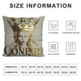 thumbnail image 5 of Leisuo Home Bronzing Flannel Throw Pillow Cover white, 5 of 5