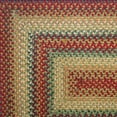 thumbnail image 4 of Graceland Red, Beige & Green 4 x 6' Suitable for Kitchen, Living Room, Bedroom, Vintage Area Rug, Colorful Jute braided Rug For Entryway., 4 of 4