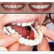 thumbnail image 1 of Par de prótesis dentales superiores e inferiores de alta calidad, sonrisa instantánea, ajuste cómodo, flexibles, cosméticas, EAN9191174138369_Lucky_B, 1 of 2