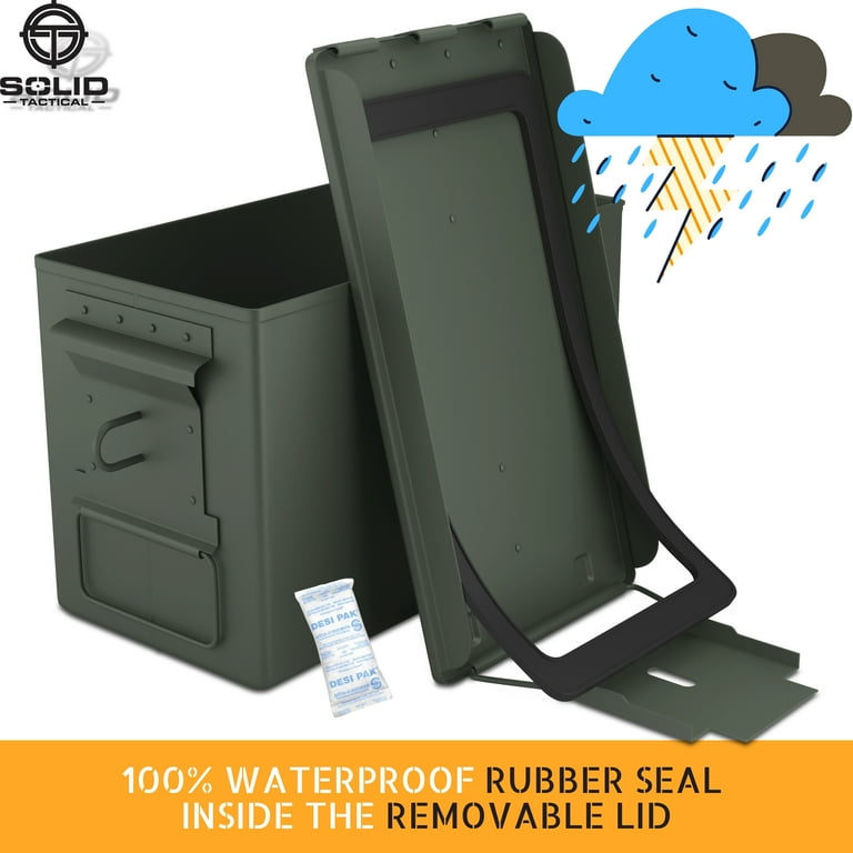 Ammo Can Foam Insert – Customizable 4-Layer Foam Liner For 30 Cal Or 50 Cal Metal Ammo Boxes, USA Made