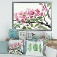 thumbnail image 3 of Designart 'Pink Blossoming Floral Tree' Traditional Framed Art Print, 3 of 4