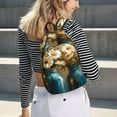 thumbnail image 6 of KLL Rustic Daisy Mason Jars Print Travel Laptop Backpack - College Backpack Business Work Bag Nurse Bag Casual Daypack for Weekender Business Hiking -Small, 6 of 6